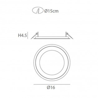 Downlight LED Halo (10W)