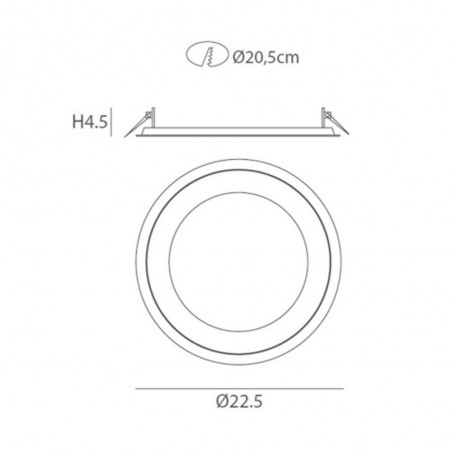 Downlight LED Halo (20W)