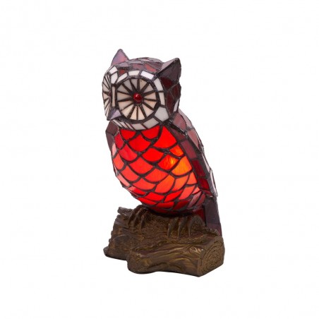 Lámpara de mesa Tiffany Búho