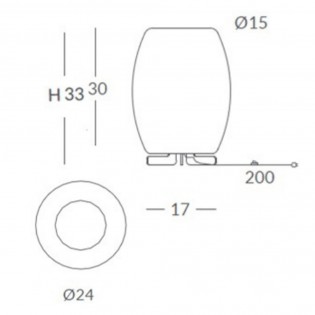 Lámpara de mesa Poma
