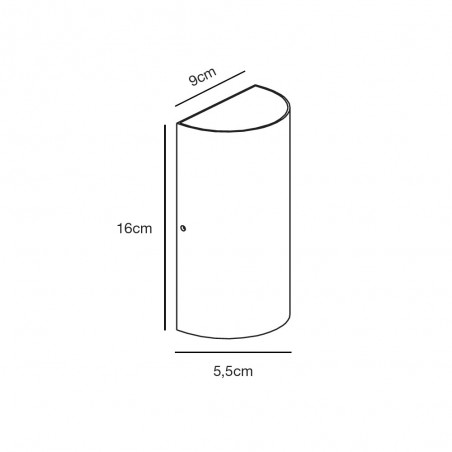 Aplique de exterior LED Rold (2x5W)