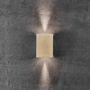 Aplique de pared exterior LED Fold 10 (2x3.5W)