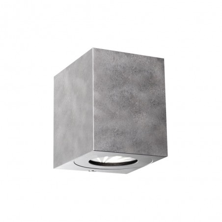 Aplique de exterior galvanizado LED Canto Kubi 2 (2x6W)
