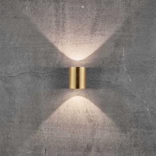 Aplique de exterior galvanizado LED Canto 2 (2x6W)