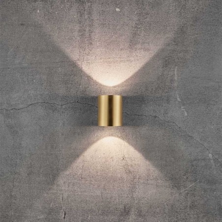 Aplique de exterior galvanizado LED Canto 2 (2x6W)