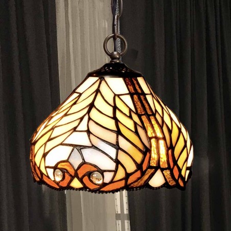 Lámpara colgante Tiffany Dali