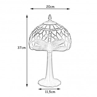 Lámpara de mesa Tiffany Dali