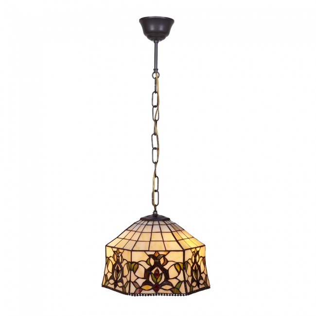 Lámpara colgante Tiffany Hexa