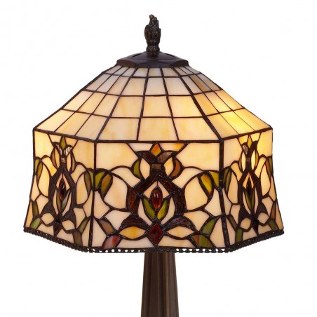 Plafón de techo Hexa cristal Tiffany