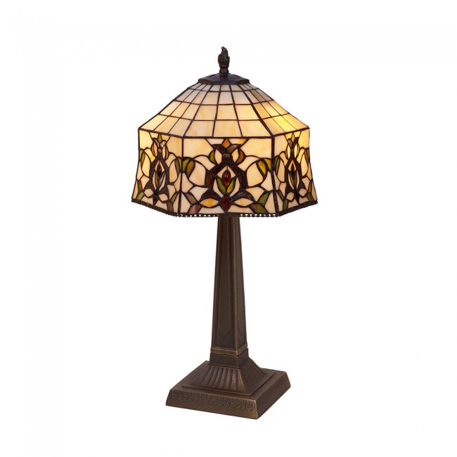 Plafón de techo Hexa cristal Tiffany