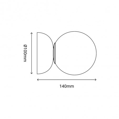 Aplique de pared Creta