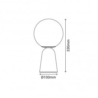 Lámpara de mesa Creta