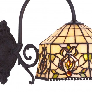 Aplique de pared Hexa Tiffany