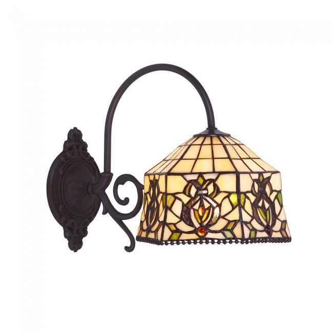 Aplique de pared Hexa Tiffany