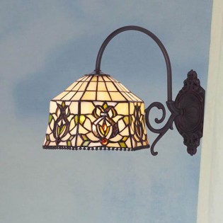 Aplique de pared Hexa Tiffany