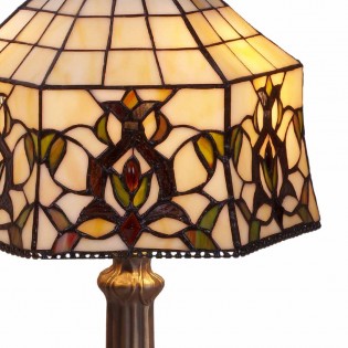 Lámpara de sobremesa Hexa Tiffany