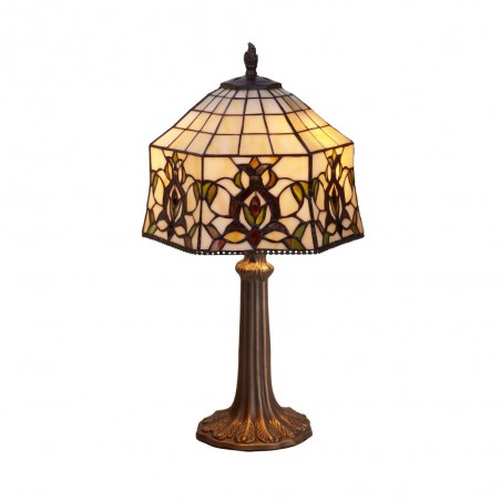 Lámpara de sobremesa Hexa Tiffany