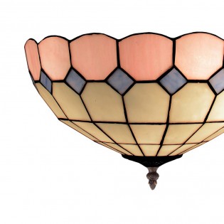Plafón de techo Tiffany Pink