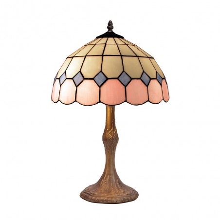 Lámpara de mesa Pink cristal Tiffany