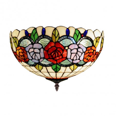 Plafón de techo Tiffany Rosy