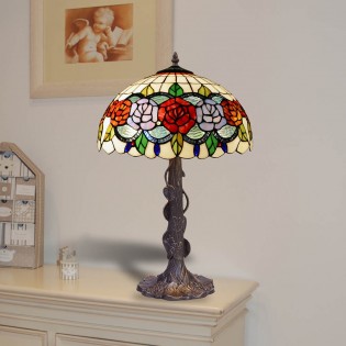 Lámpara de mesa Rosy Tiffany