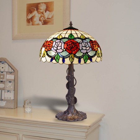 Lámpara de mesa Rosy Tiffany