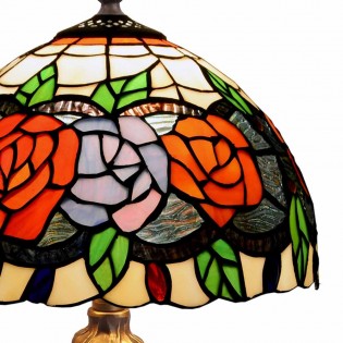 Lámpara de sobremesa Rosy Tiffany