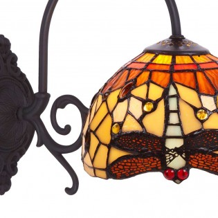 Aplique de pared Belle Amber Tiffany