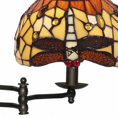 Aplique de pared Tiffany Belle Amber