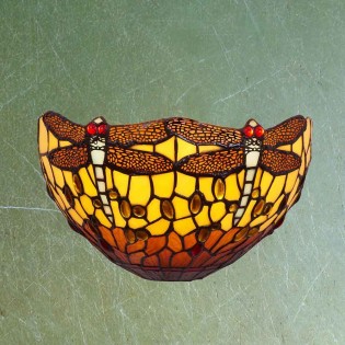 Aplique de pared Tiffany Belle Amber II