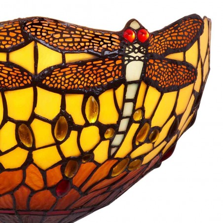 Aplique de pared Tiffany Belle Amber II