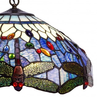 Lámpara colgante Belle Epoque Tiffany