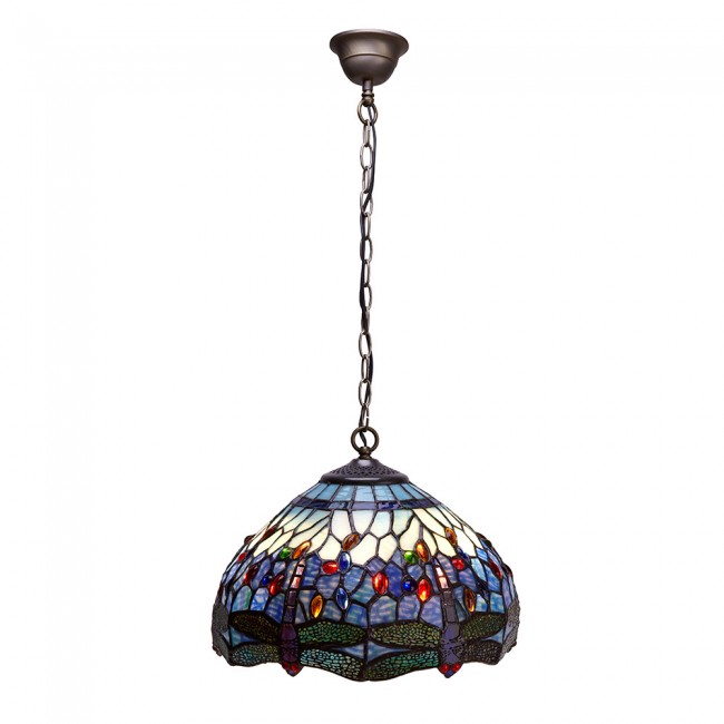 Lámpara colgante Belle Epoque Tiffany II