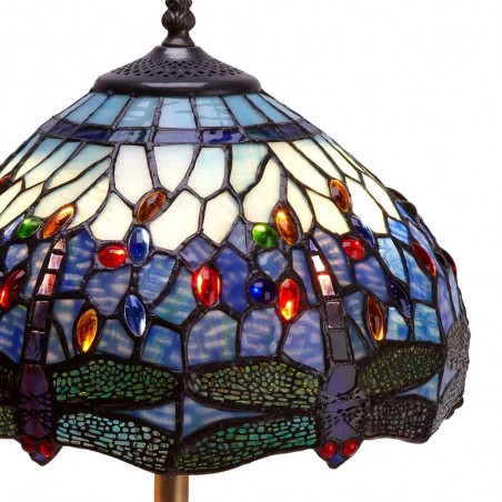 Lámpara de sobremesa Tiffany Belle Amber