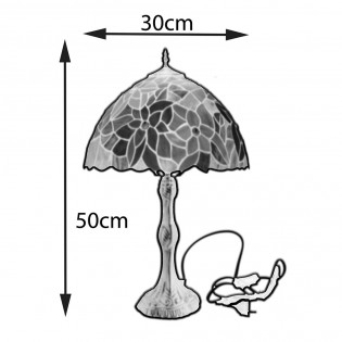 Lámpara de sobremesa Belle Epoque Tiffany