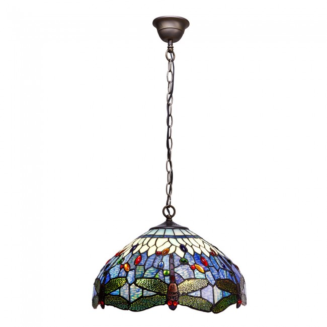 Lámpara colgante Tiffany Belle Epoque