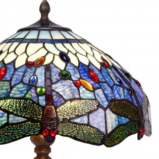 Lámpara de sobremesa Belle Epoque cristal Tiffany