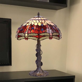 Lámpara de mesa Belle Rouge Tiffany II