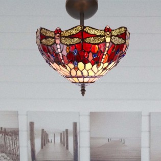 Plafón de techo Belle Rouge Tiffany