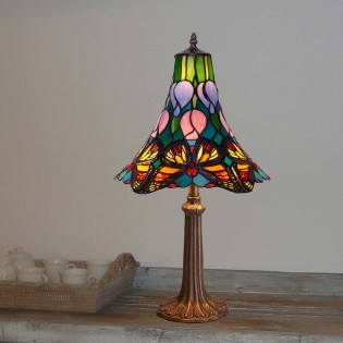 Lámpara de mesa Butterfly Tiffany