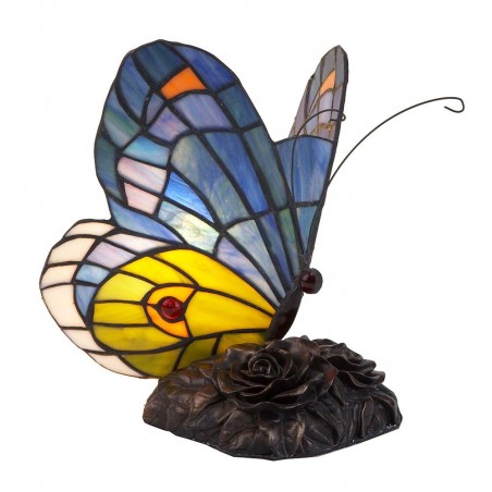 Lámpara de mesa Tiffany Mariposa