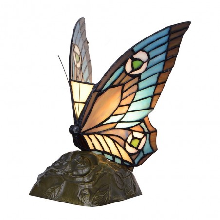 Lámpara de mesa Mariposa Tiffany
