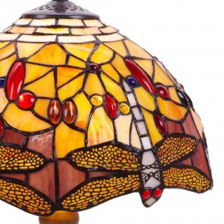 Lámpara de mesa cristal Tiffany Compact