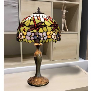 Lámpara de sobremesa Compact cristal Tiffany