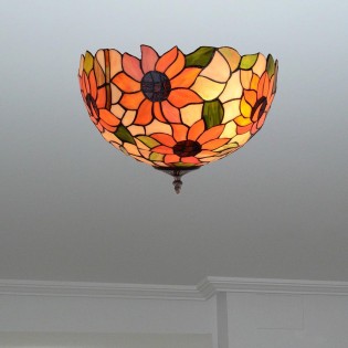 Plafón de techo Tiffany Diamond