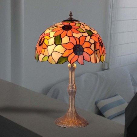 Lámpara de mesa Tiffany Diamond