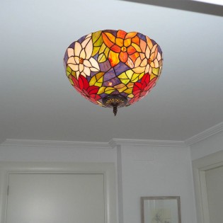 Plafón de techo Guell Tiffany