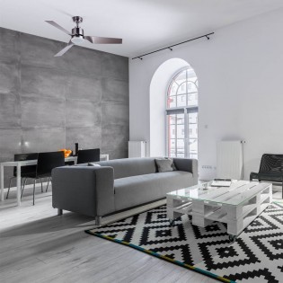 Ventilador de techo LED Flip plata (15W)