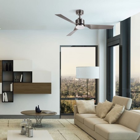 Ventilador de techo LED Flip plata (15W)