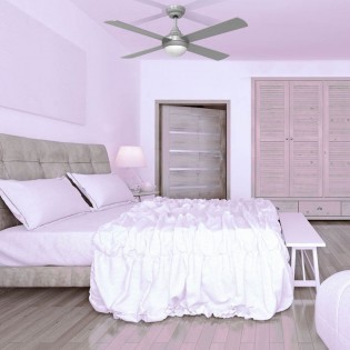 Ventilador LED Classic II Plata (23W)